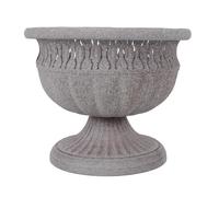 HEALEEP Jardinière D'urne Vintage en Fer Rustique, Pot de Fleurs Large Résistant à l'usure, pour Succulentes et Décoration Intérieure ou Extérieure