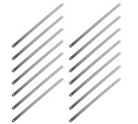 HEALEEP Lames de Scie à Main Double Denture 25 Pièces en Acier Résistant à L'Usure, pour Découpe Métal et Bois, pour Usage en Atelier et Chantier