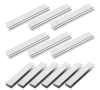HEALEEP Lot de 1000 Agrafes en Acier au Carbone de U, Agrafes Pneumatiques Étroites pour Travail du Bois, Compatibles Agrafeuse Électrique et Pneumatique, Usage Professionnel et Bricolage