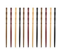 HEALEEP Lot de 12 Bâtonnets de Bois pour Cheveux Style Chinois Vintage, Accessoires Confortables pour Chignons, pour Occasions Spéciales et Mariages