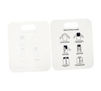 HEALEEP Lot De 2 À Plier Vêtements En Polypropylène Blanc