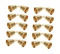 HEALEEP Lot de 20 Mini Clochettes Tibétaines Antiques Ornements Faits À La Main pour Bijoux Hochet Carillon Artisanat d'art