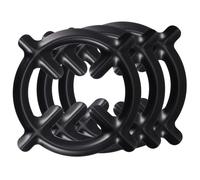 HEALEEP Lot de 3 Supports en Fonte pour Cafetière Moka, Réducteurs D’anneaux pour Brûleur à Gaz, Supports Ronds Stables pour Plaque de Cuisson Gaz - Accessoire la Cuisine pour Café,
