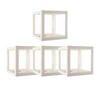 HEALEEP Lot de 4 Boîtes à Ballons Décoratives Carrées en PVC et Carton Rigide, Faciles à Assembler, Décoration DIY pour Fête d'anniversaire et Célébrations