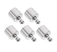 HEALEEP Lot de 5 Poids D'étalonnage de 10 G en Acier Plaqué Chrome M2, Haute Précision pour Balance Numérique, Usage Laboratoire, Éducation et Calibration Industrielle