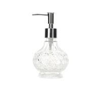 HEALEEP Lotion Verre Rechargeable Flacon Pompe Portable pour Savon Liquide et Lotion Bouteille Voyage Pratique pour Shampooing