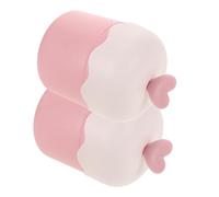 HEALEEP Machine à Mousser 2 Pcs pour Nettoyant Visage Portable en Plastique Léger Couleur Rose Fonctionnement Simple pour Voyage