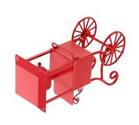 HEALEEP Machine à Pop-Corn Miniature sur Pied Décor Cinéma Vintage Modèle Mini Popcorn en Plastique Léger Accessoire Déco Sucette Géante pour Maison et Événements Appareil Pop Corn