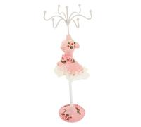 HEALEEP Mannequin Jewelry Holder Model Stand Necklace And Earring Organizer Elegant Display For Home And Shop