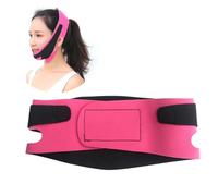 HEALEEP Masque Visage Amincissant Ultra-fin en Polyester, Bandeau Respirant pour Lifting du Menton, Confortable et Adapté aux Soins la Peau, 1 Pièce