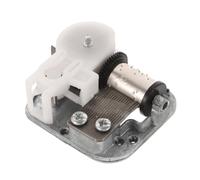 HEALEEP Mécanisme Musical à Remontage Double 18ns33 Vis M3.0 à Pas Inversé, Remplacement pour Boîte à Musique DIY, Pièces Rotatives Décoratives, Compatible Fabrication Artisanale