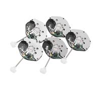 HEALEEP Mécanismes Horlogers à Quartz en Métal pour de Restauration Lot de 5 Installation Facile Guide, Compatible et Économe en pour Réparation de Montres