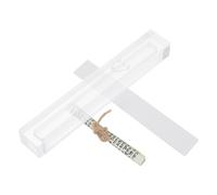 HEALEEP Mezouzah Porte-étui Transparent pour Parchemin Décoration Juive Murale pour Maison Bénie Support Acrylique Judaica pour Tradition Spirituelle