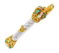 HEALEEP Mezuzah Judaïque pour Porte Décoration Religieuse avec Accessoire de Maison pour Bénédiction Juive Design Compact et Artistique