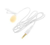HEALEEP Microphone Cravate Plastique et Métal, Jack 3,5mm Léger Clip Design Réponse Fréquence 20hz-16khz pour Smartphone pour Enseignement et Réunions