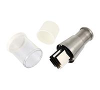 HEALEEP Mini Hachoir à Ail Manuel en Inox 16x6 Cm, Trancheuse Compacte Facile à Nettoyer, Broyeur Portatif Cuisine, Outil Pratique pour Couper Ail et Légumes, Accessoire Couleur Aléatoire