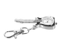 HEALEEP Montre Forme de Guitare avec Porte Clés Quartz Rétro Pendentif Pratique et Élégant pour Sac et Clés Créatif pour Couples et Étudiants Noir