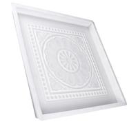 HEALEEP Moule à Pavés en Plastique Réutilisable Tanglian 40X40X3,5 CM pour Dallage Jardin Extérieur Style Chinois Béton Ciment