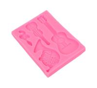 HEALEEP Moule Silicone Violin pour Décoration de Gâteaux Moule à Bonbons Musical Silicone Non Adhésif pour Événements et Créations Originales