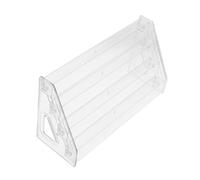 HEALEEP Organisateur de Cartes de Acrylique Transparent Support Affichage à pour Postcards Vernis à Ongles et Rangement de Comptoir Pratique