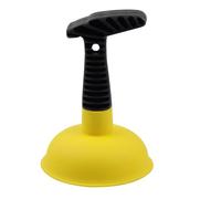 HEALEEP Outil de Débouchage de Canalisation à Ventouse Jaune, Piston Tpr Robuste pour Évier et Lavabo, Nettoyeur de Toilettes Portable, Solutionneur de Blocage Cuisine et Salle de Bain,