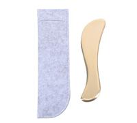 HEALEEP Outil de Massage Gua Sha en Laiton S Forme, Planche à Gratter pour Massage Sûr, Réduit la Musculaire, Dos Peau