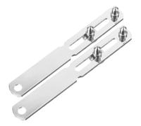 HEALEEP Outil D'ouverture de Montre 2pcs en Acier Argenté Design Polyvalent pour Réparation Facile et Remplacement de Batterie, pour Horlogers Professionnels