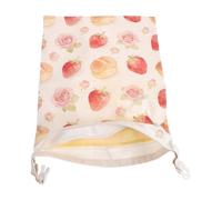 HEALEEP Paquet de Conservation Réutilisable en Coton Ciré Abeille Double Couche Fermeture Éclair et Boucle pour Frais et Congélation