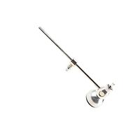 HEALEEP Pédale de Accessoire Fiable, Design et Classique Concise Marteau en Métal Argenté, Robuste Batterie Percussionnistes Intermédiaires et Professionnels