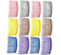 HEALEEP Peigne Latéral en Plastique Mat 12Pcs 8Cm Cheveux Filles Pince Coiffure Accessoires Cheveux