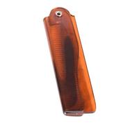 HEALEEP Peigne Pliable Marron pour Hommes en Plastique, Design Portable et Doux pour Cheveux, Petit Peigne Pratique pour Coiffage et Voyage