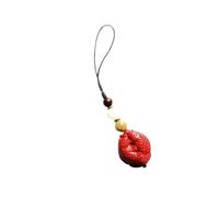 HEALEEP Pendentif Téléphone Portable de Style Chinois Cordon, Décoration Suspendue Éléphant Poisson, Charme Porte-clés Élégant, Accessoire Feng Shui pour Chance et Protection, Présent