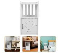 HEALEEP Petite Table de Chevet en Bois Moderne Simple Étagère Creuse Sculptée Meuble de Rangement pour Chambre à Coucher Supporte des Objets Lourds comme Table de Chevet à Thé