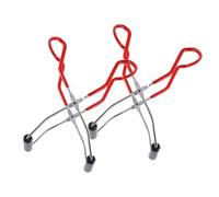 HEALEEP Pince à Bocaux de Conserve 2 Pièces Antidérapante et Résistante la Chaleur en Acier Plaqué et Pp, Accessoire la Cuisine Pratique pour Bocaux Chauds