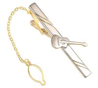 HEALEEP Pince à Cravate Maintien Sécurisé Cravate Guitare en Cuivre pour Hommes, Design Élégant et Sophistiqué pour Concerts et Fêtes à Thème Musical