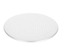 HEALEEP Plaque à Pizza Perforée en Aluminium Rond, Revêtement Antiadhésif, Sûre à Utiliser, Cuisson à Domicile de Gâteaux et Pains Vapeur