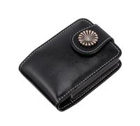 HEALEEP Pochette à Rouges à Lèvres avec Miroir Intégré Design Simple et Élégant Portable en PU Rangement Pratique ou Petite Amie pour Cosmétiques Noirs