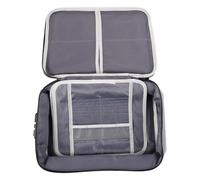 HEALEEP Pochette de Rangement pour Passeport Protège la Perte des Documents Importants en Tissu Oxford Portable Poignée, Sacoche Porte Document Maison et