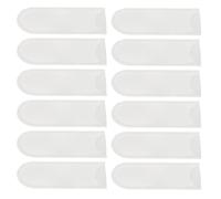 HEALEEP Pochette en Plastique Mate Design Compact pour Pinceaux de Maquillage, Lot de 20 Pièces, Individuelle Anti-Glisse pour Usage Quotidien et Voyage