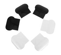 HEALEEP Poignée de Couvercle de Toilette Lot 6 Pcs, Lève-abattant Anti-contact Pratique, Couleurs Blanc et Noir, Poignée de Siège Wc Hygiénique pour Usage Familial et Personnes Âgées