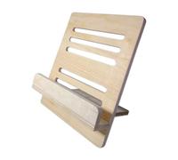 HEALEEP Porte-partitions de Musique Pliable en Bois Design Simple et Finition Soignée, Support de Table Pratique pour Partitions et Recettes à Domicile