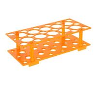HEALEEP Porte-tubes à Centrifugeuse Orange en Pp 26 Trous 12 Trous de 30 Mm et 14 de 16,3 Mm Stable et Sécurisé pour Tubes à Essais en Laboratoires