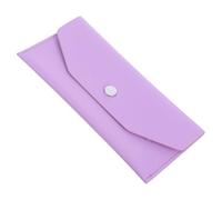 HEALEEP Portefeuille Enveloppe Femme Réutilisable en PU Violet, Organisateur D'argenté Compact Système D'enveloppes Budgétaires, Portefeuille Multifonction pour Gestion de Trésorerie,
