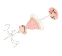HEALEEP Présentoir Bijoux Robe Mannequin Rose Support Organisateur Boucle Oreille et Porte Bijoux Élégant pour Décoration de Bureau et Rangement Bijou