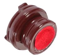 HEALEEP Présentoir en Bois Rond à Double Couche, Socle Tournant pour Boule de Cristal 5-6 Cm, Support Stable et Naturel pour Décoration Bureau et Maison, Base Sphérique pour Cristal