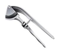 HEALEEP Presse à Ail Manuel en Acier Inoxydable 1pc Trous Uniformes, Facile à Nettoyer, Finition Soignée, Accessoire Pratique Cuisine