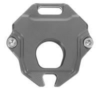 HEALEEP Protection pour e Moto Argenté en Alliage D'aluminium | Étui pour inition Polie Élégante, Ajustement Précis, Usage au Contact du Contacteur Porte-clés