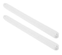 HEALEEP Rails de Tiroir 235 MM en Plastique Blanc, Glissières de Tiroir à Montage Inférieur, Accessoires pour Armoires et Claviers, Ensemble de Deux Pièces, Installation Facile pour