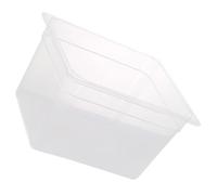 HEALEEP Récipient Transparent pour Cuisson Lente 11 L en Plastique Sûr et Compatible Lave-vaisselle pour Accessoires Cuisine et Préparation Saine