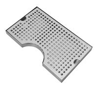 HEALEEP Récupérateur de Gouttes en Acier Inoxydable 304 Bac d'Égouttage Amovible pour Tireuse à Bière à Robinet Unique Accessoire Anti-Gouttes Multifonctionnel pour Machine à Bière